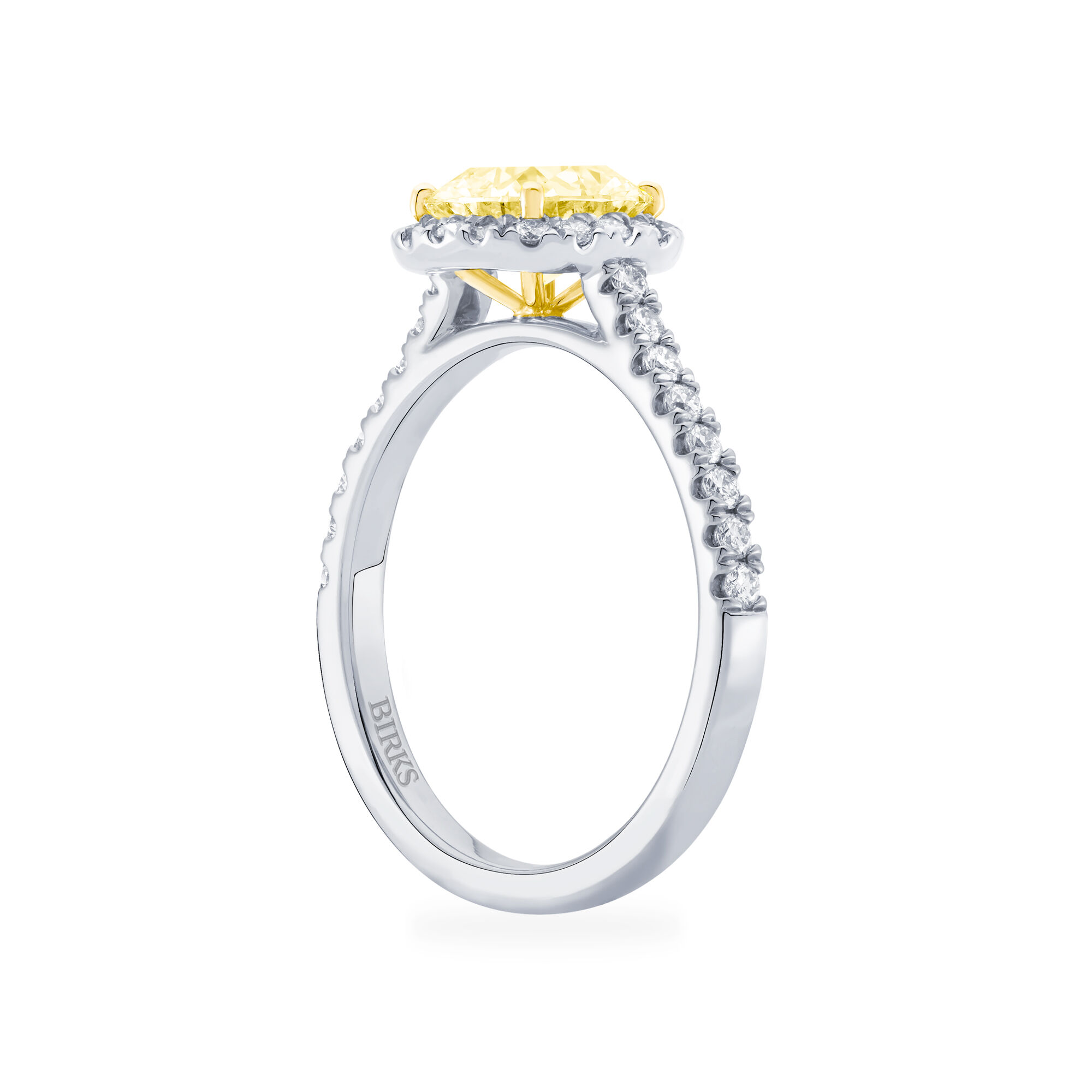 Pave band clearance ring